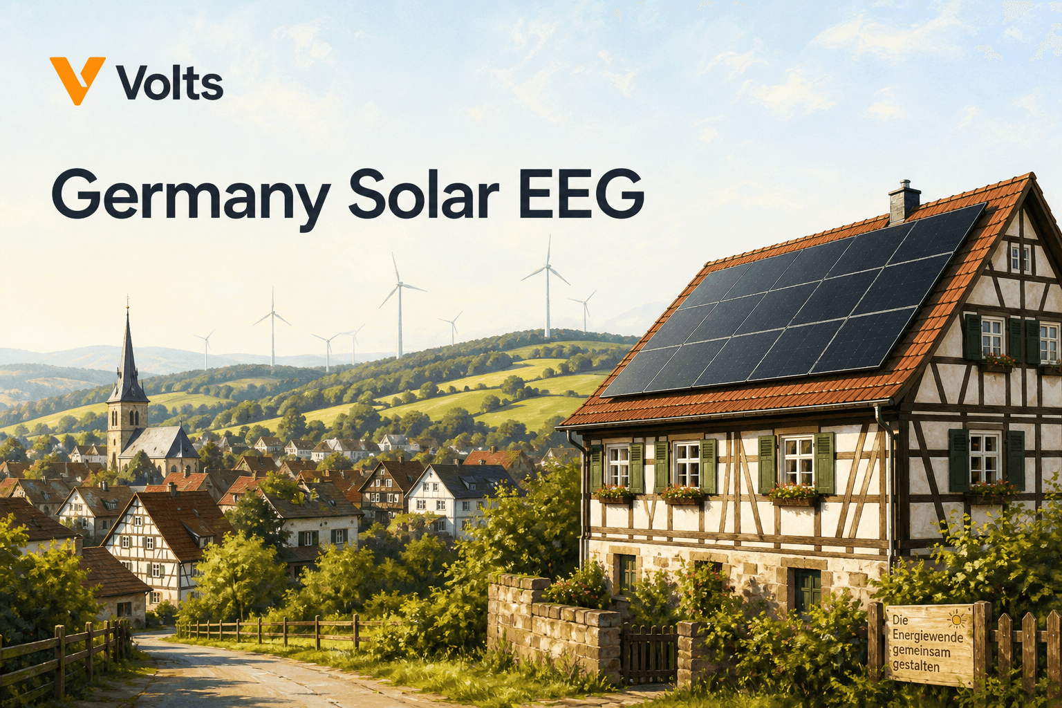 Germany Rooftop Solar in 2026: EEG Rules, VAT, and Battery Trends